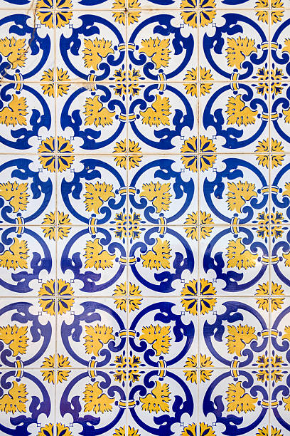 Old ceramic tiles in Tavira