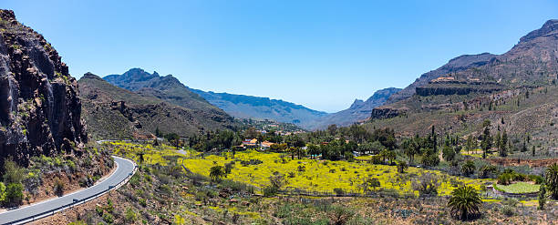 Beautiful landscape on Grand canary on a sunny day