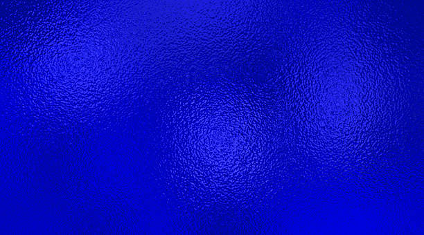 istock Dark Blue Foil Texture Background with Glass Effect, Illustration. Abstract gradient bright and shiny light reflection rough texture 2213359645