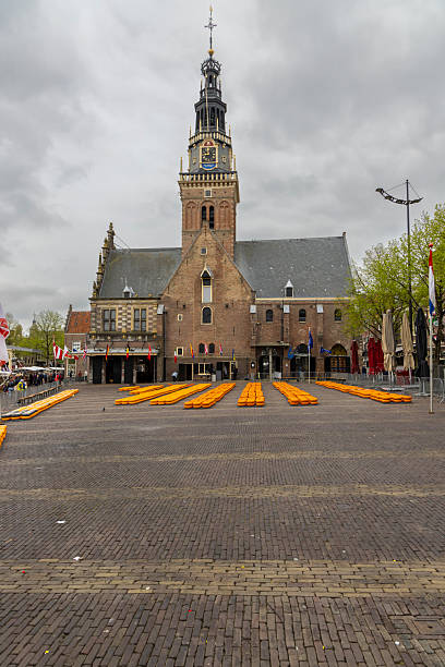 istock traditional cheese market in Alkmaar, Netherlands 2213366506