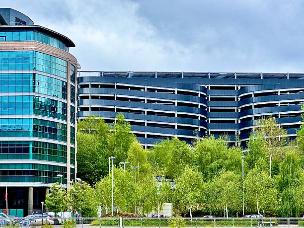 istock Modern urban architecture with green spaces at Gateshead 2213368533