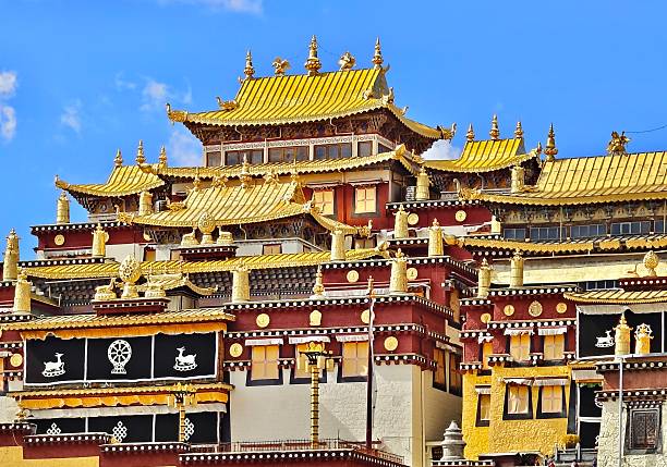 The scenery of Toling Monastery in Zanda County, Ngari Prefecture, China