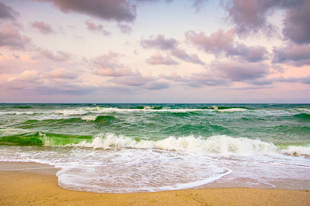 istock cloudy evening sky at the black sea 2213384844