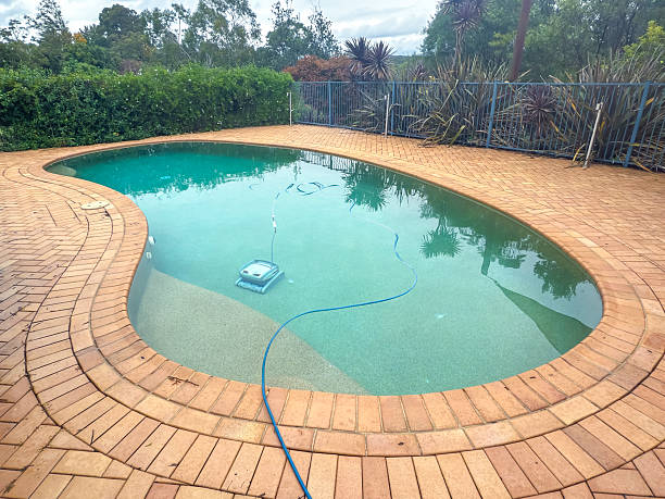 istock A full domestic swimming pool after heavy rain 2213387102