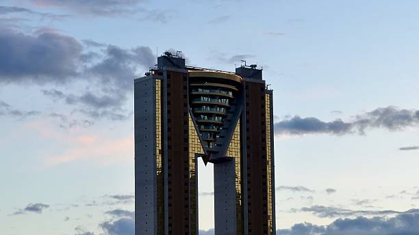 istock A Modern Architectural Marvel Set Against a Magnificent and Scenic Sky That Captivates the Eye 2213402984