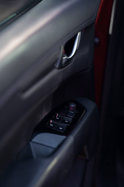 istock passenger car interior, steering wheel and dashboard 2213410768