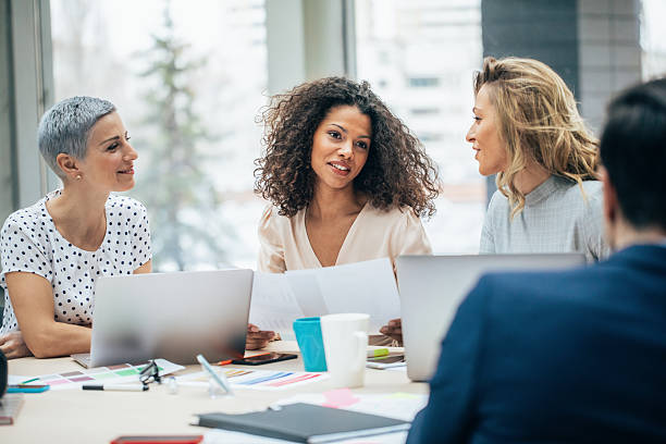 istock Business persons on meeting in the office 2213410964