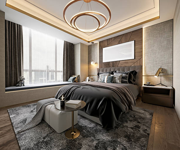 istock Dream Escape: Photorealistic 3D Render of a Premium Hotel Bedroom 2213411421