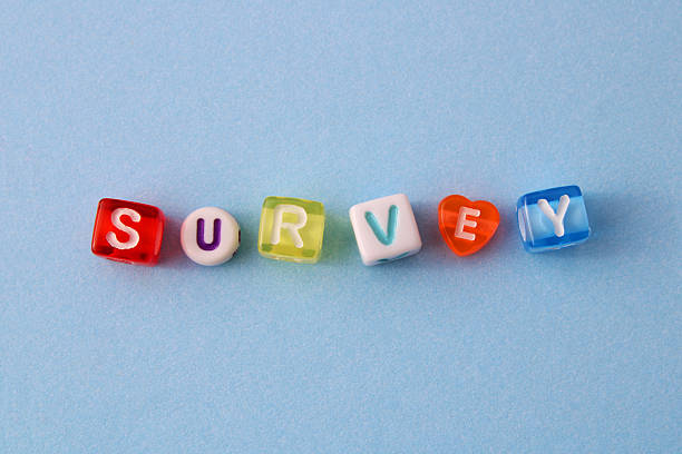 istock Colorful beads forming the word survey, representing different opinions 2213412729