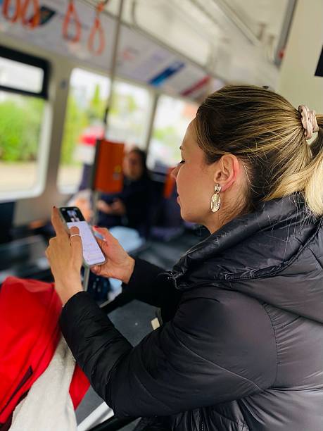 istock With Smartphone in Transport 2213414146