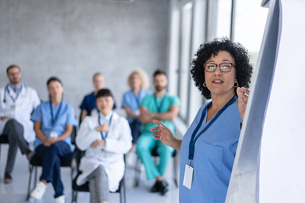 istock Dynamic healthcare training session with engaged participants 2213421503