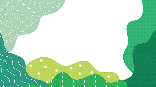 Abstract background with hand draw art nature design