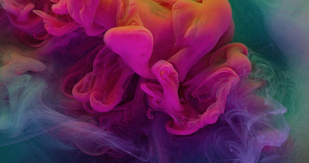 istock Ink haze cloud mix fluid burst emulsion art splash 2213433469