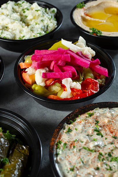 istock Med dishes, pickled veg 2213436909