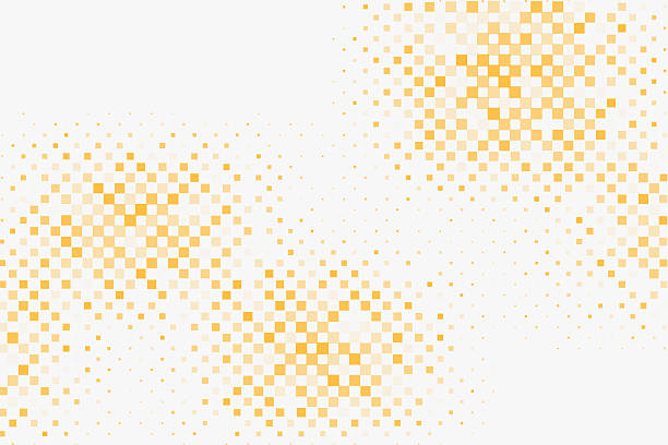 여름 배경 디자인을위한 다채로운 하프 톤 그라디언트 패턴 - 문자 이미지 stock illustrations