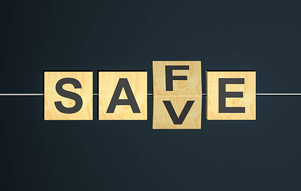 istock Flipping wooden cubes with word SAFE to SAVE 2213449552