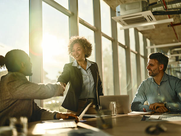 istock We have a deal colleague! 2213452384
