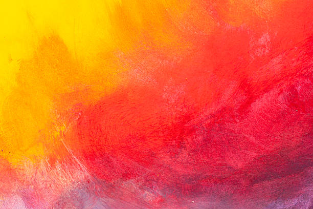 istock Background painted with red and yellow paint 2213452686