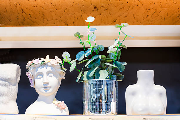 istock decorative flower with sculptures for interior. creative ideas 2213455613