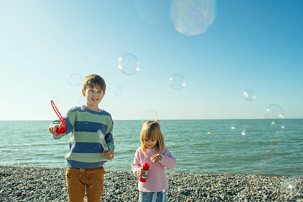 Children on the beach