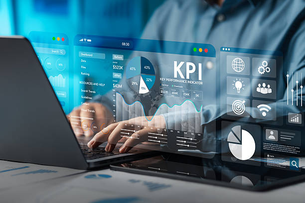 istock KPI key performance indicator The concept of analyzing dashboards of key performance indicators (KPIs) using Business Intelligence (BI) systems to measure performance against planned targets, success. 2213458712