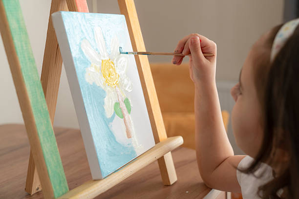 istock Little painting artist 2213460339