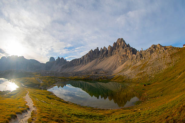 The Dolomites are a mountain range located in northeastern Italy.
