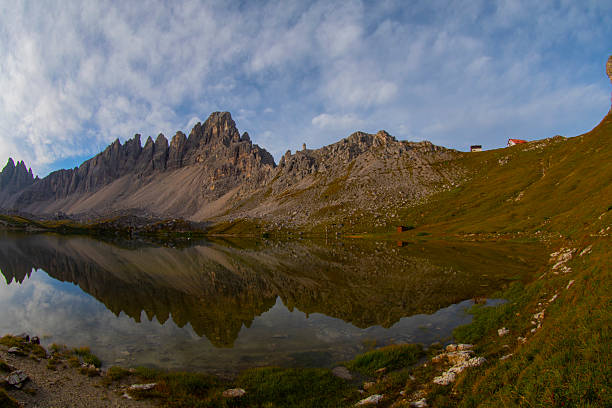 The Dolomites are a mountain range located in northeastern Italy.