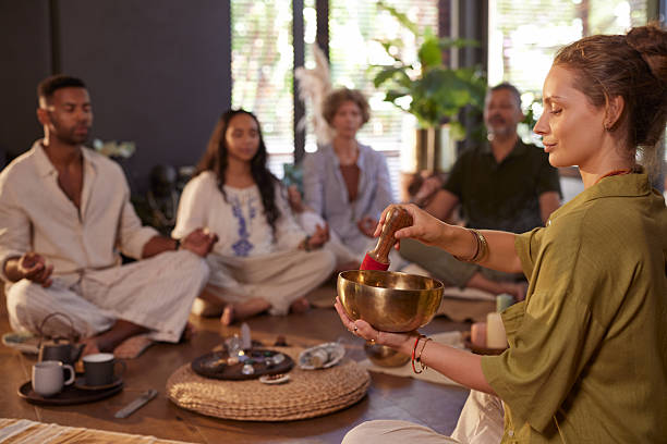 istock Sound healing meditation 2213465703