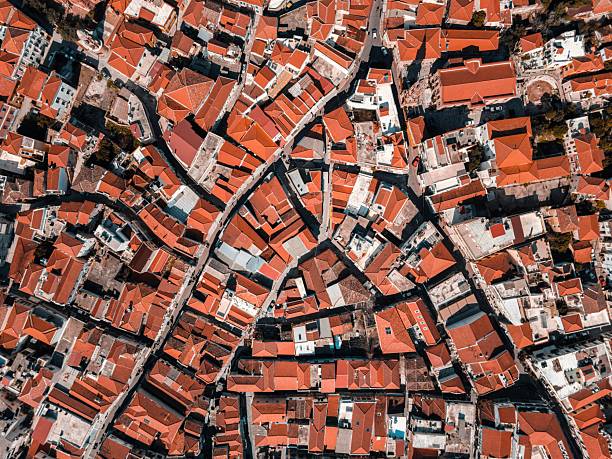 istock Aerial view of a Mediterranean town 2213466516