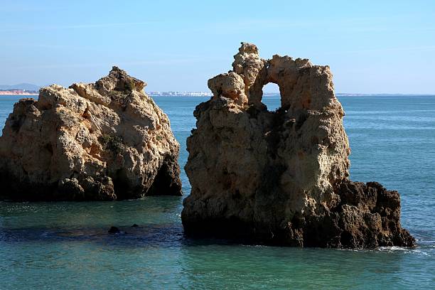 istock Rock formations in Algarve, Portugal. 2213467522