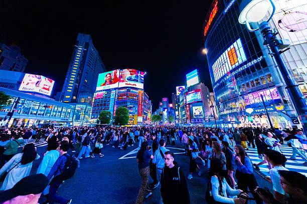 istock Bustling Shibuya Crossing at Night 2213467682