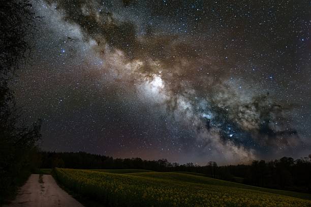 istock Milky Way Over Rural Landscape 2213467893