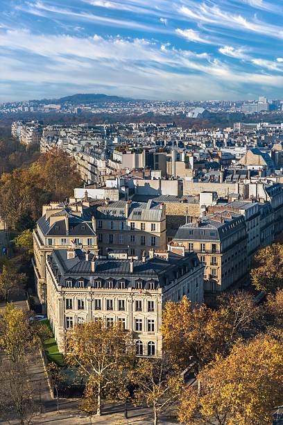 istock Paris, typical Haussmann facades and roofs 2213468801