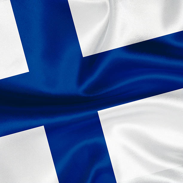 istock Flag of Finland waving background 2213472488