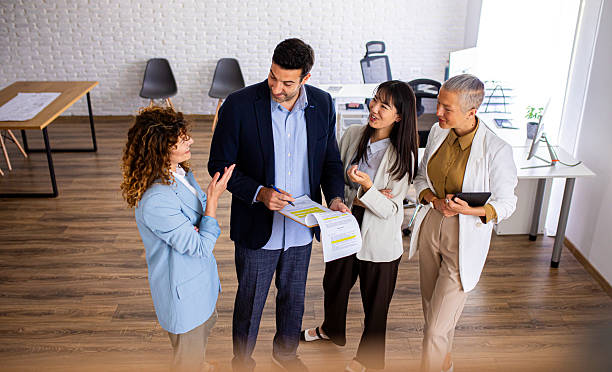istock Small group of professionals engaged in skill-building activities 2213474515