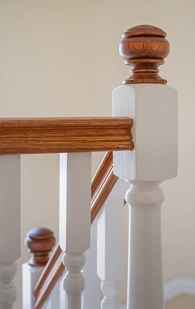 istock Handrail and banister on stairs 2213476642