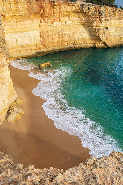 istock Praia da Corredoura, a sheltered beach in the Algarve (Portugal) 2213477364