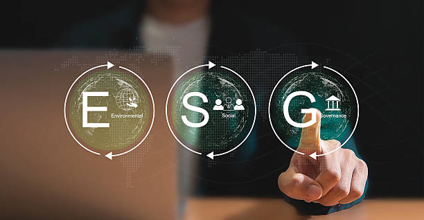 istock ESG icon for Environment Social and Governance 2213478032