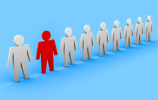 istock Individuality and leadership concept. Different people 2213478098