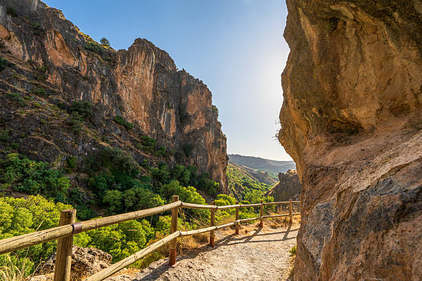 A Quaint Path Through the Cliffs Sierra Nevada National and Natural Park