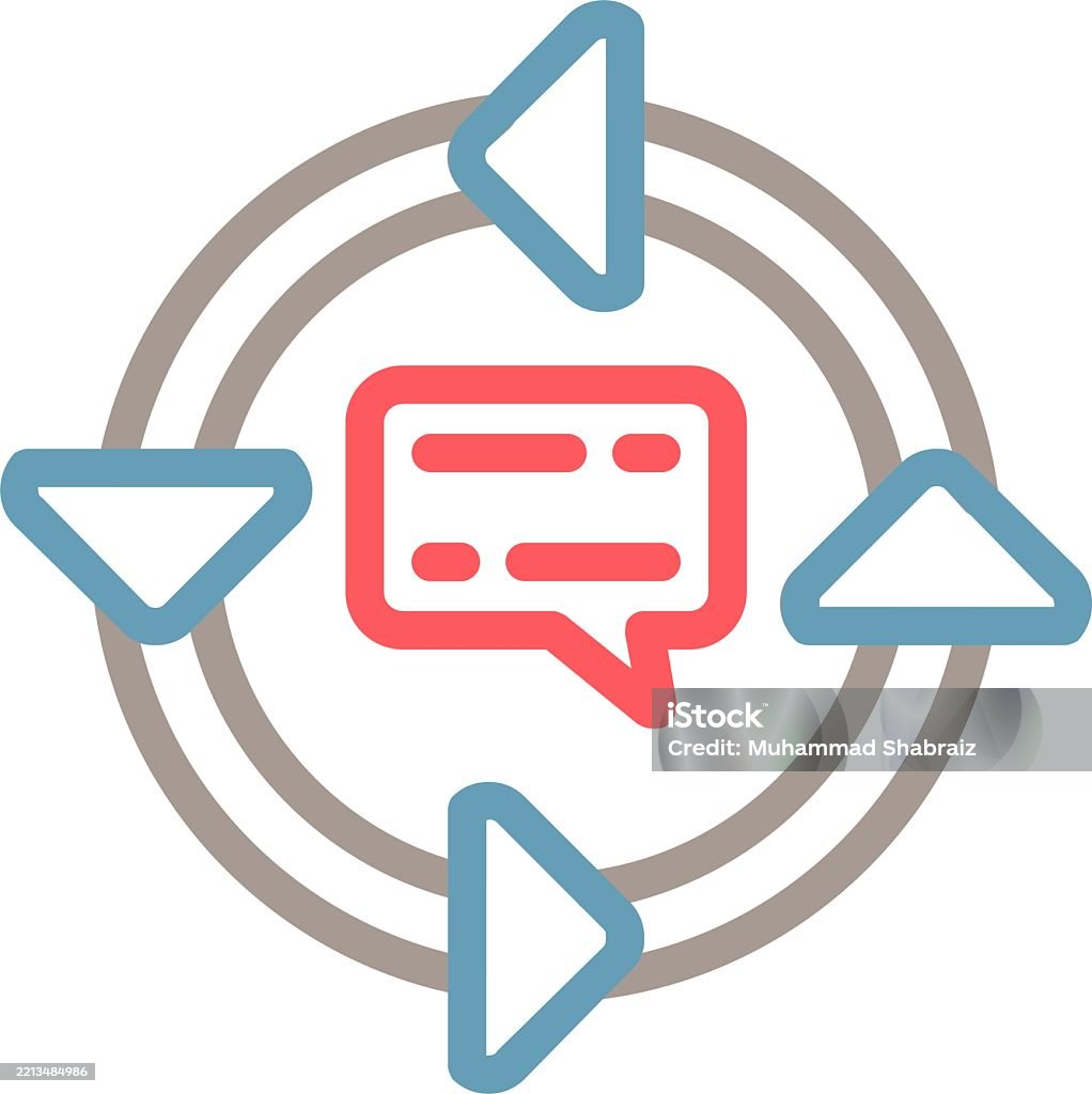 Feedback Loop Line Multi Color Stock Illustration - Download Image Now ...