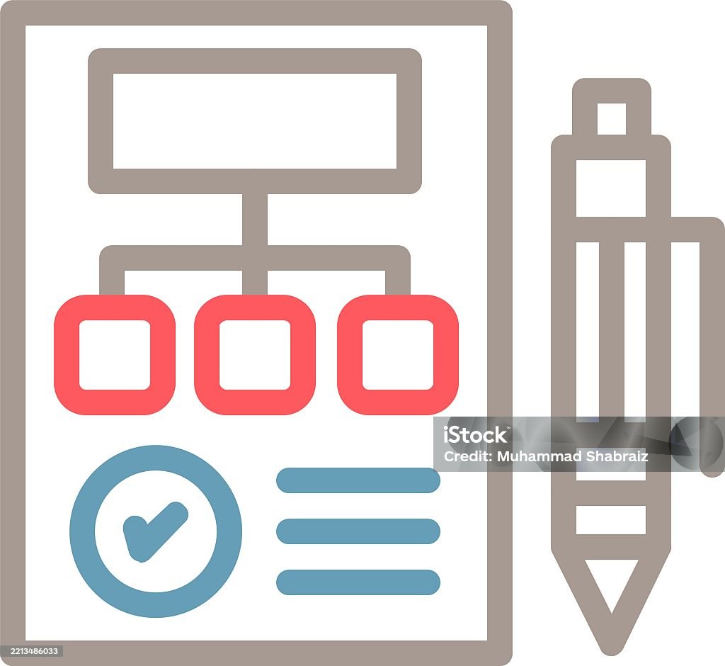 Project Planning Line Multi Color Stock Illustration - Download Image ...