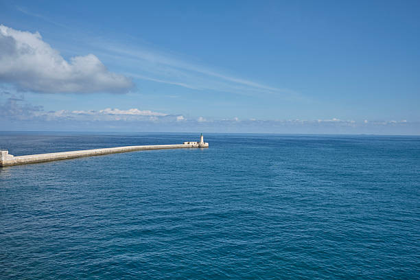 Entrance to the port of Valletta, Malta
