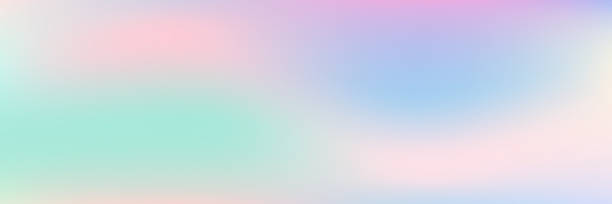 istock Iridescent Texture. Pearlescent Gradient. Blue Retro Background. Pastel Paper. Pop Gasoline Template. Fantasy Card. Holographic Background. Soft Vector. Violet Iridescent Texture 2213495259