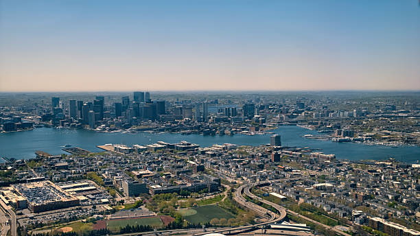 istock Boston Massachusetts, New England from the air 2213498281
