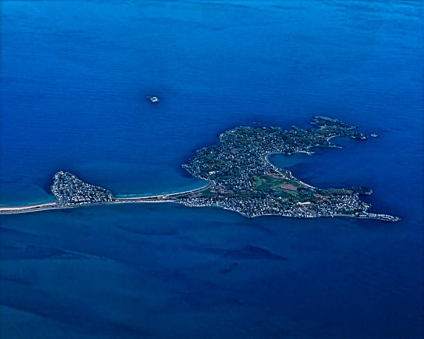 Nahant Island viewed from the air