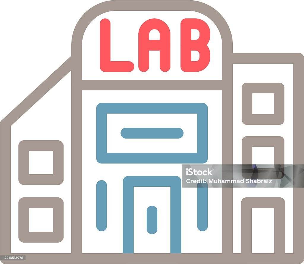 Development Lab Vector Line Art Research Lab Line Multi Color Stock Illustration - Download Image Now ...