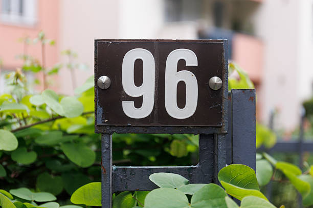 istock House address, number 96, in Paris 2213514956