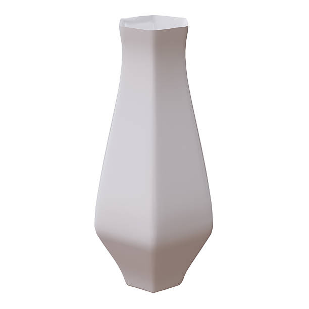istock Ceramic vase isolated on white. Decoration pot for home interior design 2213515905